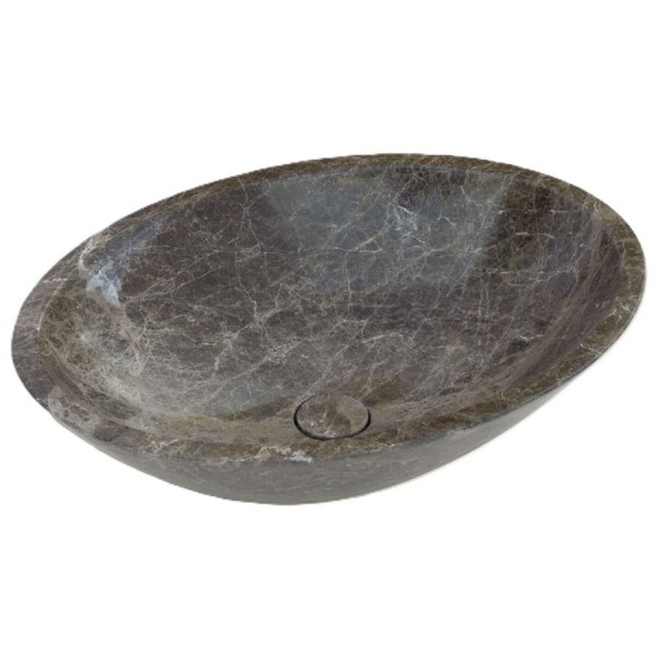 Washbasin Free standing 55x41x16 material: Marble Without hole Without overflow Emperador Dark, color: Grey surface: Glossy Free standing Washbasin Free standing 55x41x16 material: Marble Without hole Without overflow Emperador Dark, color: Grey surface: Glossy Free standing