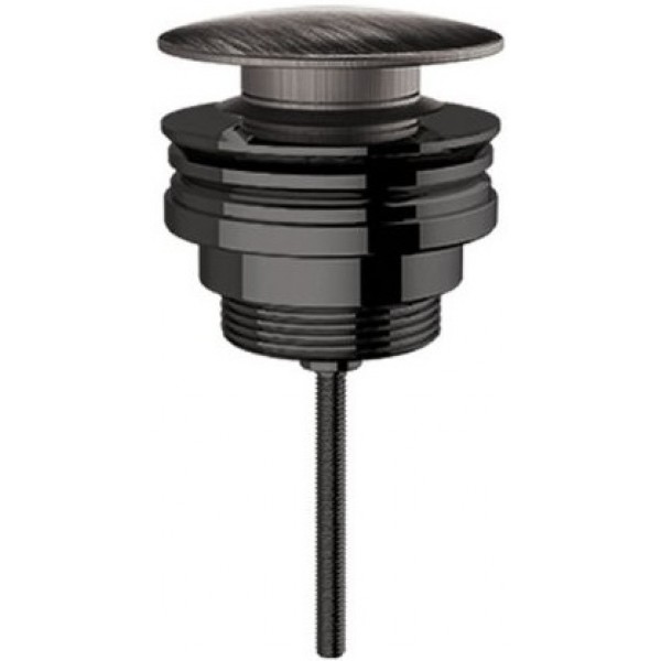 Waste Valve Without overflow material: Brass surface: Brushed, color: Black Waste overflows Waste Valve Without overflow material: Brass surface: Brushed, color: Black Waste overflows