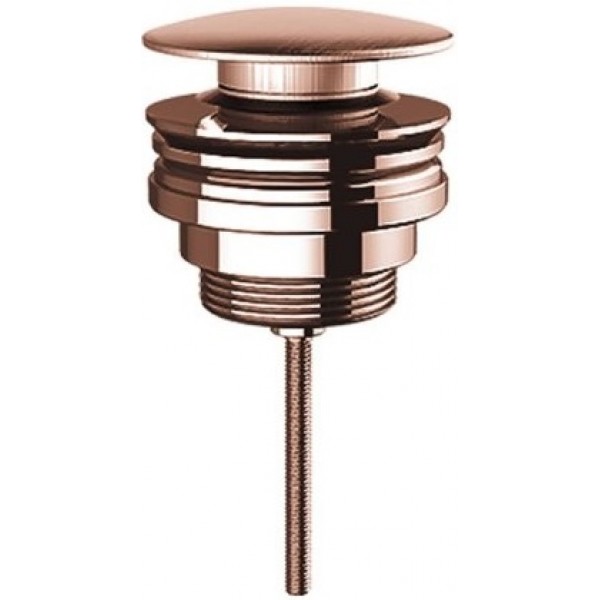 Βαλβίδα νιπτήρος clic-clac, Rose Gold Brushed PVD χωρίς υπερχείλιση από ορείχαλκο επιφάνεια: Βουρτσισμένη, χρώμα: Ροζ Χρυσό Βαλβίδες Βαλβίδα νιπτήρος clic-clac, Rose Gold Brushed PVD χωρίς υπερχείλιση από ορείχαλκο επιφάνεια: Βουρτσισμένη, χρώμα: Ροζ Χρυσό Βαλβίδες