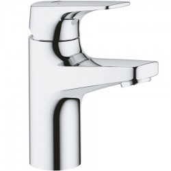 Wash basin tap Deck-mounted material: Brass mixer Without waste Μ size, color: Chrome surface: Glossy Deck-mounted