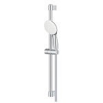 Shower slider rail 60cm material: Brass with hand shower & hose, color: Chrome surface: Glossy Shower slider rails