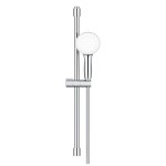 Shower slider rail 60cm material: Brass with hand shower & hose, color: Chrome surface: Glossy Shower slider rails Shower slider rail 60cm material: Brass with hand shower & hose, color: Chrome surface: Glossy Shower slider rails