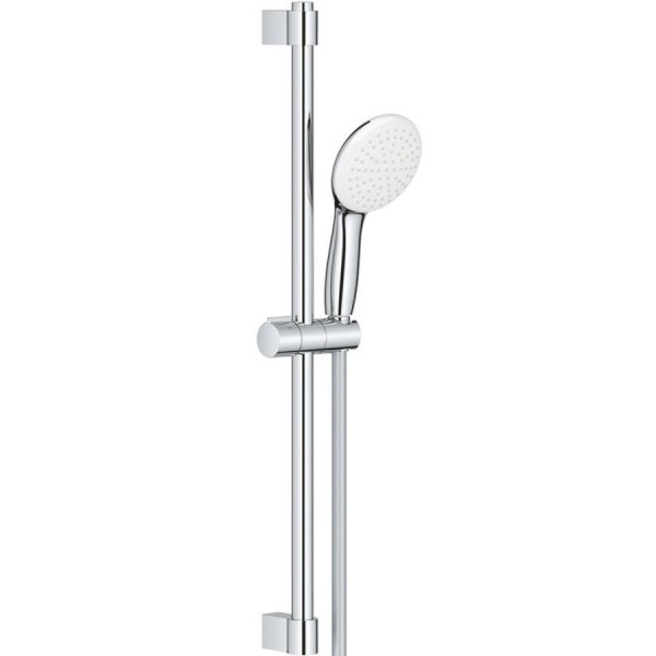 Shower slider rail 60cm material: Brass with hand shower & hose, color: Chrome surface: Glossy Shower slider rails