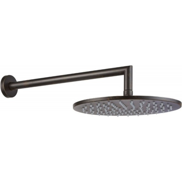 Shower head Wall-mounted 25x25 material: Brass, style: 1 spray Rusty Black, color: Bronze surface: Brushed Overhead showers Shower head Wall-mounted 25x25 material: Brass, style: 1 spray Rusty Black, color: Bronze surface: Brushed Overhead showers