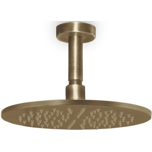 Shower head Ceiling-mounted 22,5x22,5 material: Brass, style: 1 spray, color: Bronze surface: Brushed Overhead showers Shower head Ceiling-mounted 22,5x22,5 material: Brass, style: 1 spray, color: Bronze surface: Brushed Overhead showers