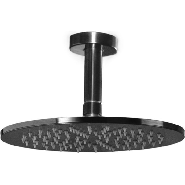 Shower head Ceiling-mounted 22,5x22,5 material: Brass, style: 1 spray Black Brushed, color: Black surface: Brushed Overhead showers Shower head Ceiling-mounted 22,5x22,5 material: Brass, style: 1 spray Black Brushed, color: Black surface: Brushed Overhead showers