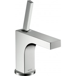 Wash basin tap Deck-mounted material: Brass mixer With pop-up waste set Μ size 90, color: Chrome surface: Glossy Deck-mounted
