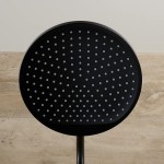 Shower head Wall-mounted / Ceiling-mounted 24x24 material: Brass, style: 1 spray ecosmart, color: Black surface: Matt Overhead showers Shower head Wall-mounted / Ceiling-mounted 24x24 material: Brass, style: 1 spray ecosmart, color: Black surface: Matt Overhead showers
