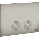Πλακέτα εντοιχιζόμενου καζανακίου Steel Brushed, για καζανάκι Geberit Omega 12 από μέταλλο διπλής ενέργειας μηχανικά με έλασμα, χρώμα: Χρωμέ επιφάνεια: Βουρτσισμένη Πλακέτες Πλακέτα εντοιχιζόμενου καζανακίου Steel Brushed, για καζανάκι Geberit Omega 12 από μέταλλο διπλής ενέργειας μηχανικά με έλασμα, χρώμα: Χρωμέ επιφάνεια: Βουρτσισμένη Πλακέτες