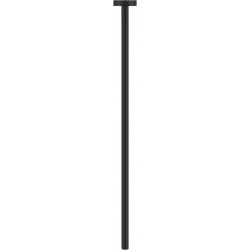 Ρουξούνι νιπτήρος, οροφής, 160cm, Matte Black από inox, χρώμα: Μαύρο Ρουξούνια μπαταριών