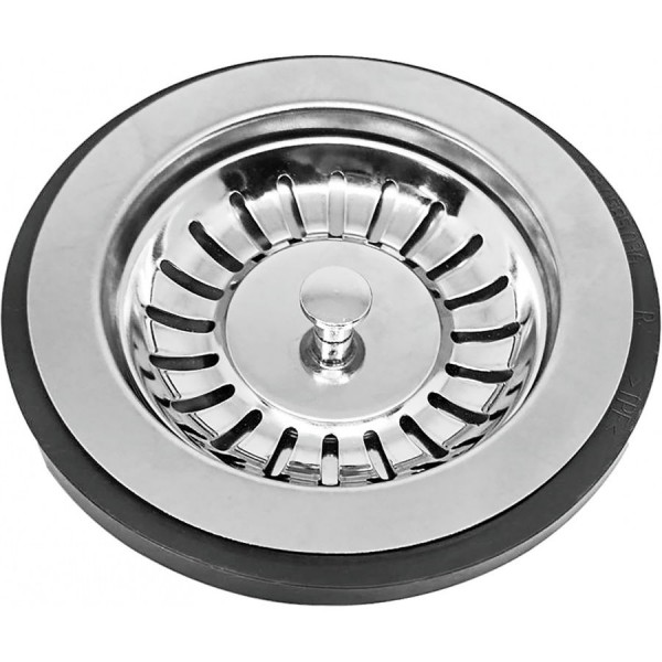 Βαλβίδα νεροχύτη χωρίς υπερχείλιση, S/Reb, χρωμέ από inox Βαλβίδες-σιφώνια