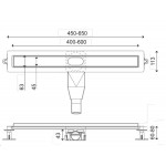 Αυλάκι ντουζιέρας (σχάρα) slim Y6,00 – 8,00 cm, Gold Brass από inox 60cm, χρώμα: Χρυσό Αυλάκια ντουζιέρας Αυλάκι ντουζιέρας (σχάρα) slim Y6,00 – 8,00 cm, Gold Brass από inox 60cm, χρώμα: Χρυσό Αυλάκια ντουζιέρας