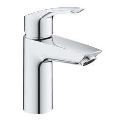 Wash basin tap Deck-mounted material: Brass mixer Without waste Μ size S-Size, color: Chrome surface: Glossy Deck-mounted