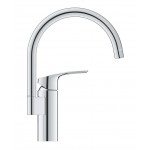 Wash basin tap Deck-mounted L size material: Brass mixer Without waste, color: Chrome surface: Glossy Deck-mounted