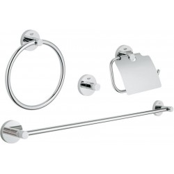 Set of accessories material: Brass, color: Chrome Deck accessories sets