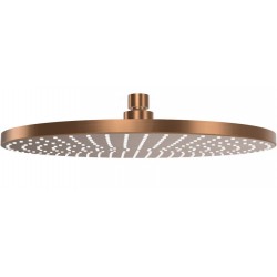 Κεφαλή ντους επίτοιχος τύπος / οροφής 30x30 από ορείχαλκο 1 ροής χωρίς βραχίονα, Brushed Amber Bronze, χρώμα: Μπρονζέ επιφάνεια: Βουρτσισμένη Κεφαλές ντους