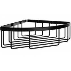 Σπογγοθήκη από ορείχαλκο γωνιακή μονή 29x21x10cm, χρώμα: Μαύρο επιφάνεια: Ματ Σπογγοθήκες