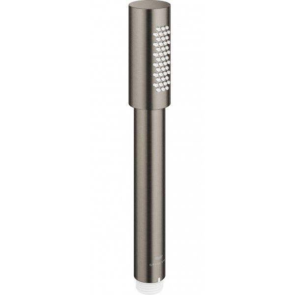 Shower head 1 jet Brushed Hard Graphite, color: Grey surface: Brushed Hand showers