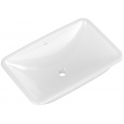 Washbasin Built-in 67,5x45 material: Porcelain With overflow Without hole White Alpin CeramicPlus, color: White surface: Glossy Built-in