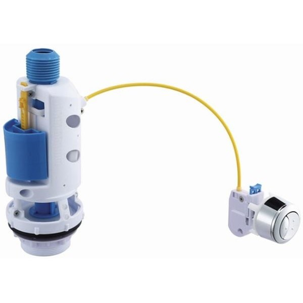 Μηχανισμός εξωτερικού καζανακίου χαμηλής πίεσης με ντίζα και Μπουτόν 2 λειτουργιών από πλαστικό Μηχανισμοί εξωτερικών καζανακίων (φλοτέρ)