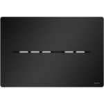 Flush wall plates for concealed cistern dual flush valve Electronic material: Steel, color: Black surface: Matt Flush plates