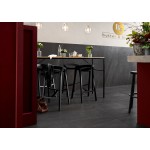 Πλακάκια δαπέδου 74,7x149,5 Ιταλίας strutturato, 10mm, στυλ: πέτρας rettificato Α’ διαλογής επιφάνεια: Σαγρέ - Ανάγλυφη, απόχρωση: Μαύρο Πλακάκια φόντο