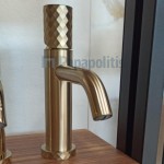 Μπαταρία νιπτήρος επικαθήμενη αναμεικτική από ορείχαλκο με βαλβίδα push-open χαμηλή με λαβή X, XS-Size, brushed champagne, χρώμα: Χρυσό επιφάνεια: Βουρτσισμένη Επικαθήμενες Μπαταρία νιπτήρος επικαθήμενη αναμεικτική από ορείχαλκο με βαλβίδα push-open χαμηλή με λαβή X, XS-Size, brushed champagne, χρώμα: Χρυσό επιφάνεια: Βουρτσισμένη Επικαθήμενες