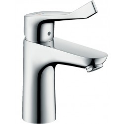 Wash basin tap Deck-mounted material: Brass mixer Without waste Μ size, color: Chrome surface: Glossy Deck-mounted