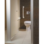 Λαβή μπάνιου ΑΜΕΑ 90cm, χρώμα: Λευκό από αλουμίνιο Λαβές ΑΜΕΑ