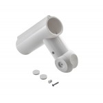 Στήριγμα μπάνιου ΑΜΕΑ βέργας, ρυθμιζόμενο, λευκό από αλουμίνιο Στηρίγματα ΑΜΕΑ