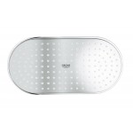 Κεφαλή ντους επίτοιχος τύπος / οροφής 30x15 από ορείχαλκο 1 ροής, χρώμα: Χρωμέ επιφάνεια: Γυαλιστερή Κεφαλές ντους