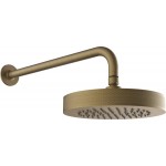 Shower head Wall-mounted 21,8x21,8 material: Brass, style: 1 spray, color: Bronze surface: Brushed Overhead showers Shower head Wall-mounted 21,8x21,8 material: Brass, style: 1 spray, color: Bronze surface: Brushed Overhead showers