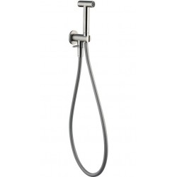 Bidet system Fixed temperature material: Inox, color: Chrome surface: Brushed Exposed bidet hand shower systems
