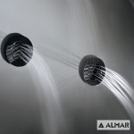 Ντους (Jet) Φ13cm, εντοιχιζόμενο, χρώμα: Χρωμέ από ορείχαλκο επιφάνεια: Γυαλιστερή Ντους