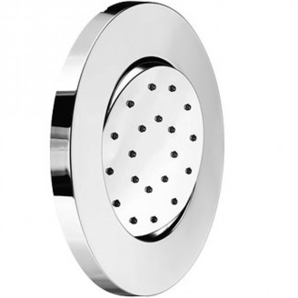 Ντους (Jet) Φ13cm, εντοιχιζόμενο, χρώμα: Χρωμέ από ορείχαλκο επιφάνεια: Γυαλιστερή Ντους