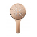 Shower head 3 jets water saving, Warm Sunset, color: Pink Gold surface: Glossy Hand showers