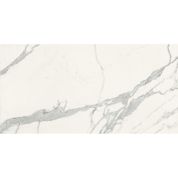 Floor tiles 60x120 Italy 9mm Reflex, style: marble 1st choice rettificato surface: Glossy, hue: White/Grey Plain tiles