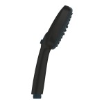 Τηλέφωνο ντους 2 ροών 6,1lt, water saving, Matte Black, χρώμα: Μαύρο επιφάνεια: Ματ Τηλέφωνα