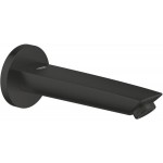 Spout (Nozzle) 17,1cm Wall-mounted material: Brass, color: Black surface: Matt Bath spouts Spout (Nozzle) 17,1cm Wall-mounted material: Brass, color: Black surface: Matt Bath spouts