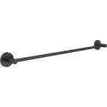 Towel 60cm (65,4cm), Matte Black Fixed material: Brass single, color: Black surface: Matt Towel rails