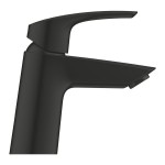 Wash basin tap Deck-mounted material: Brass mixer Without waste Μ size, color: Black surface: Matt Deck-mounted