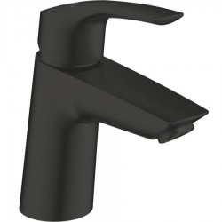 Wash basin tap Deck-mounted material: Brass mixer Without waste Μ size, color: Black surface: Matt Deck-mounted
