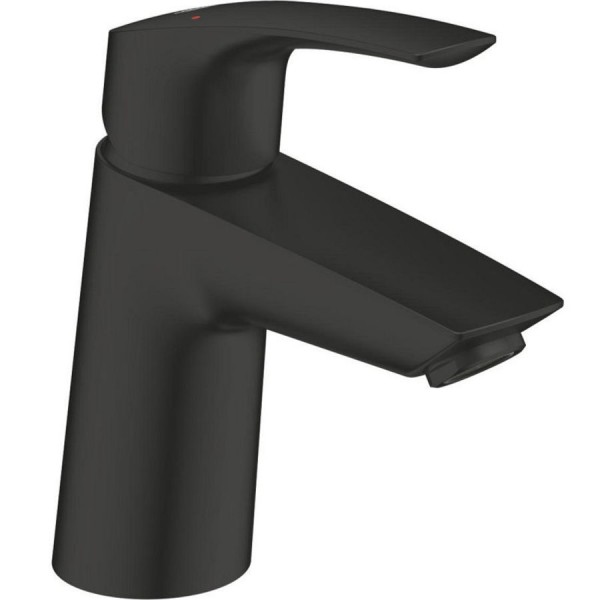 Wash basin tap Deck-mounted material: Brass mixer Without waste Μ size, color: Black surface: Matt Deck-mounted