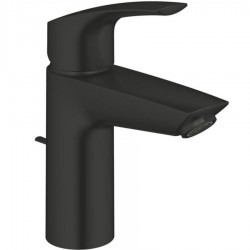 Wash basin tap Deck-mounted material: Brass mixer With pop-up waste set Μ size, color: Black surface: Matt Deck-mounted