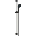 Shower slider rail 90cm material: Brass with hand shower & hose, color: Black surface: Matt Shower slider rails Shower slider rail 90cm material: Brass with hand shower & hose, color: Black surface: Matt Shower slider rails