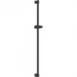 Βέργα ντους 90cm από ορείχαλκο Matte Black απλή, χρώμα: Μαύρο επιφάνεια: Ματ Βέργες ντους