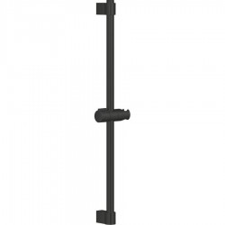 Shower slider rail 60cm material: Brass Matte Black Simple, color: Black surface: Matt Shower slider rails