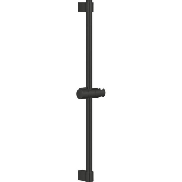 Βέργα ντους 60cm από ορείχαλκο Matte Black απλή, χρώμα: Μαύρο επιφάνεια: Ματ Βέργες ντους
