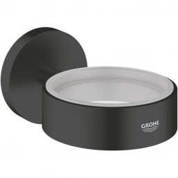 Base for wall-mounted accessories material: Brass Matte Black surface: Matt, color: Black