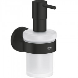 Dispenser από ορείχαλκο επίτοιχος τύπος 160ml, matte black, χρώμα: Μαύρο επιφάνεια: Ματ Dispenser
